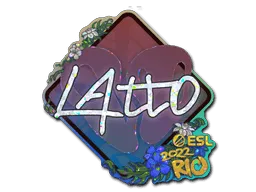 Sticker | latto (Glitter) | Rio 2022