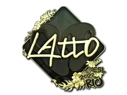 Sticker | latto (Gold) | Rio 2022