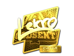 Sticker | Lekr0 (Gold) | Atlanta 2017