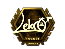 Sticker | Lekr0 (Gold) | London 2018