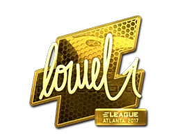 Sticker | loWel (Gold) | Atlanta 2017