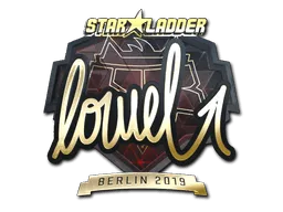 Sticker | loWel (Gold) | Berlin 2019