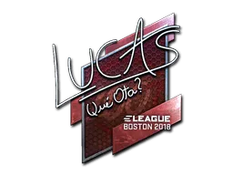 Sticker | LUCAS1 (Foil) | Boston 2018