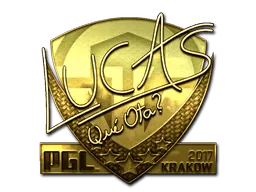 Sticker | LUCAS1 (Gold) | Krakow 2017