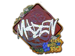 Sticker | maden (Glitter) | Rio 2022