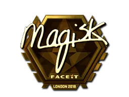 Sticker | Magisk (Gold) | London 2018