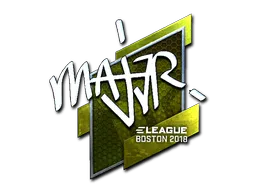 Sticker | MAJ3R (Foil) | Boston 2018