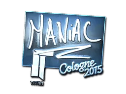 Sticker | Maniac (Foil) | Cologne 2015