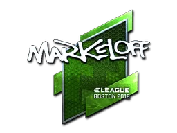 Sticker | markeloff (Foil) | Boston 2018