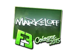 Sticker | markeloff (Foil) | Cologne 2015