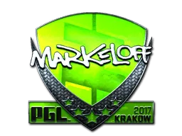 Sticker | markeloff (Foil) | Krakow 2017