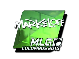 Sticker | markeloff (Foil) | MLG Columbus 2016