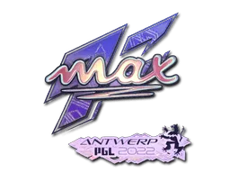 Sticker | max (Holo) | Antwerp 2022