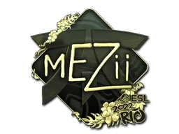 Sticker | mezii (Gold) | Rio 2022