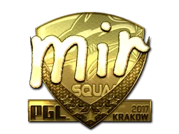 Sticker | mir (Gold) | Krakow 2017