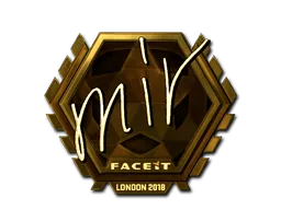 Sticker | mir (Gold) | London 2018