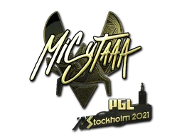 Sticker | misutaaa (Gold) | Stockholm 2021