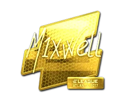 Sticker | mixwell (Gold) | Atlanta 2017