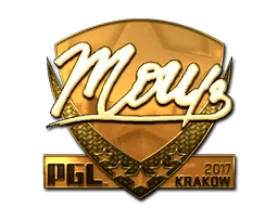 Sticker | mou (Gold) | Krakow 2017