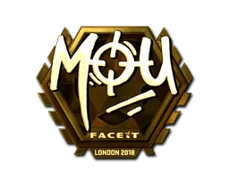 Sticker | mou (Gold) | London 2018