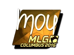 Sticker | mou (Gold) | MLG Columbus 2016