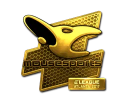 Sticker | mousesports (Gold) | Atlanta 2017