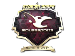 Sticker | mousesports (Gold) | Berlin 2019