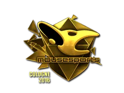 Sticker | mousesports (Gold) | Cologne 2016