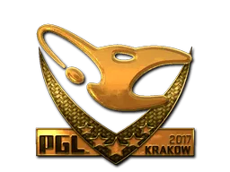 Sticker | mousesports (Gold) | Krakow 2017