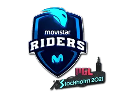 Sticker | Movistar Riders (Foil) | Stockholm 2021