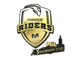 Sticker | Movistar Riders (Gold) | Stockholm 2021