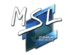 Sticker | MSL (Foil) | Boston 2018