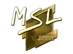 Sticker | MSL (Gold) | Boston 2018