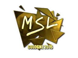 Sticker | MSL (Gold) | Cologne 2016
