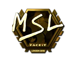 Sticker | MSL (Gold) | London 2018