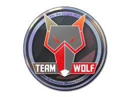 Sticker | MTS GameGod Wolf (Holo) | Cologne 2014