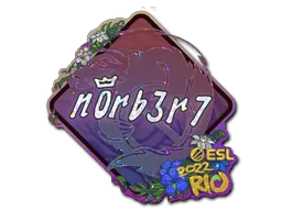 Sticker | n0rb3r7 (Glitter) | Rio 2022