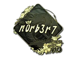 Sticker | n0rb3r7 (Gold) | Rio 2022