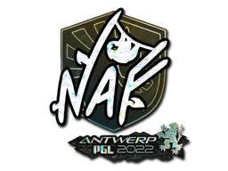 Sticker | NAF (Glitter) | Antwerp 2022