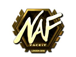 Sticker | NAF (Gold) | London 2018