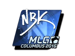 Sticker | NBK- (Foil) | MLG Columbus 2016