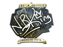 Sticker | NBK- (Gold) | Berlin 2019