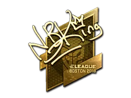 Sticker | NBK- (Gold) | Boston 2018