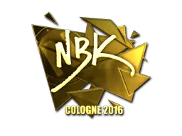 Sticker | NBK- (Gold) | Cologne 2016