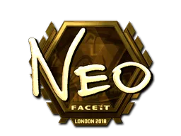 Sticker | NEO (Gold) | London 2018