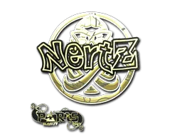 Sticker | NertZ (Gold) | Paris 2023