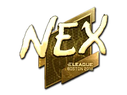 Sticker | nex (Gold) | Boston 2018