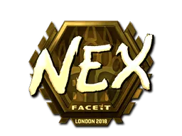 Sticker | nex (Gold) | London 2018