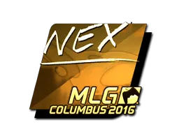Sticker | nex (Gold) | MLG Columbus 2016