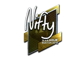 Sticker | Nifty (Foil) | Boston 2018